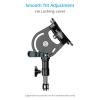 PROAIM 360 Rotation (75mm/100mm) Tilting Monitor Mount. Comes with a 5/8 Baby Pin Receiver. Tilt Range: 230. Payload up to 22kg / 50lb (P-ROTN-01) view 4