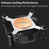 Akasa Vegas Chroma iLG, aRGB Aluminium Intel LGA1700 Mini-ITX Low-Profile Cooler, 29.9mm CPU Cooler Supports up to 73W TDP, Suitable for Mini-ITX & HTPC case, Tool Free Push-pin, AK-CC6615BP01 view 3