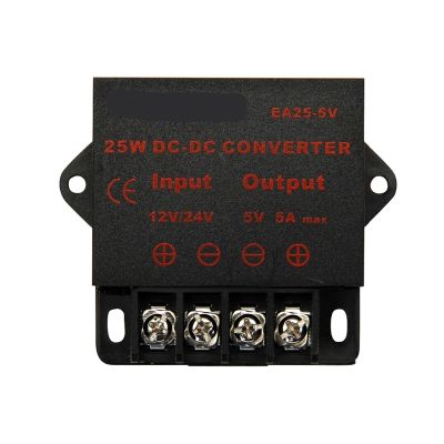 12V 24V to 5V 3A 5A 10A 15A DC DC Converter Transformer Voltage Regulator Step Down Buck Module Power Supply for LED TV Solar (Color : to 5V 5A 25W)