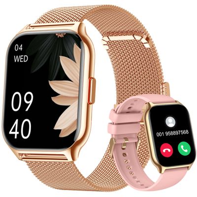 ZOSKVEE Smart Watch 45mm for Women Men(Dial/Answer Calls), 2.0" Fitness Tracker Watch with Heart Rate/Blood Pressure/Blood Oxygen Monitor for Android iOS