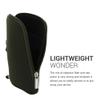 kwmobile Neoprene e-Reader Pouch Size 6" eReader - Universal eBook Sleeve Case with Zipper - Dark Green view 3