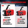 6000mAh Emergency Weather Radio, AM/FM,Hand Crank Solar,Charger,Light,SOS view 2