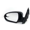 VioziteGam Power Side Mirror for Hyundai for Tucson GLS & ECO-17 & Base/Limited Tech/SE/Sport/Ultimate 16-18 Heated w/Twin Flat Glass Driver L Black 1pc Manual Fold HY1320246 M-4611 view 2