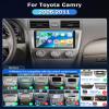 2+64G for Toyota Camry 2006 2007 2008 2009 2010 2011 Android Car Radio Stereo, Wireless Carplay Android Auto 9" Touch Screen Bluetooth Car Audio Receiver GPS WiFi Backup Camera FM/RDS SWC for Camry view 2