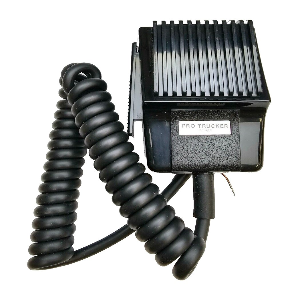 Pro Trucker PT-433 CB Radio Omni-Directional Power Dynamic Microphone w/Bare-Wire End