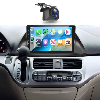 2+64G for Honda Odyssey 2005-2010 Car Radio Stereo Wireless Carplay Android Auto 10.1inch Touch Screen Bluetooth Android Car Audio Receiver GPS 5GWiFi Backup Camera FM/RDS SWC