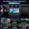 [4+64G] Car Stereo for Nissan Altima 2008-2012 Auto A/C Wireless Carplay Android Auto,9" Touch Screen Radio, Android/GPS/WiFi/EQ DSP/UI/Bluetooth5.0/SWC/Backup Camera for Nissan Altima Radio view 2