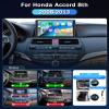 METEESER 2+64G for Honda Accord 8th 2008-2013 Android Car Stereo Wireless Carplay Android Auto,10.1" Touchscreen Radio GPS WiFi DSP Bluetooth SWC+Backup Camera for Honda Accord Car Play Radio view 2