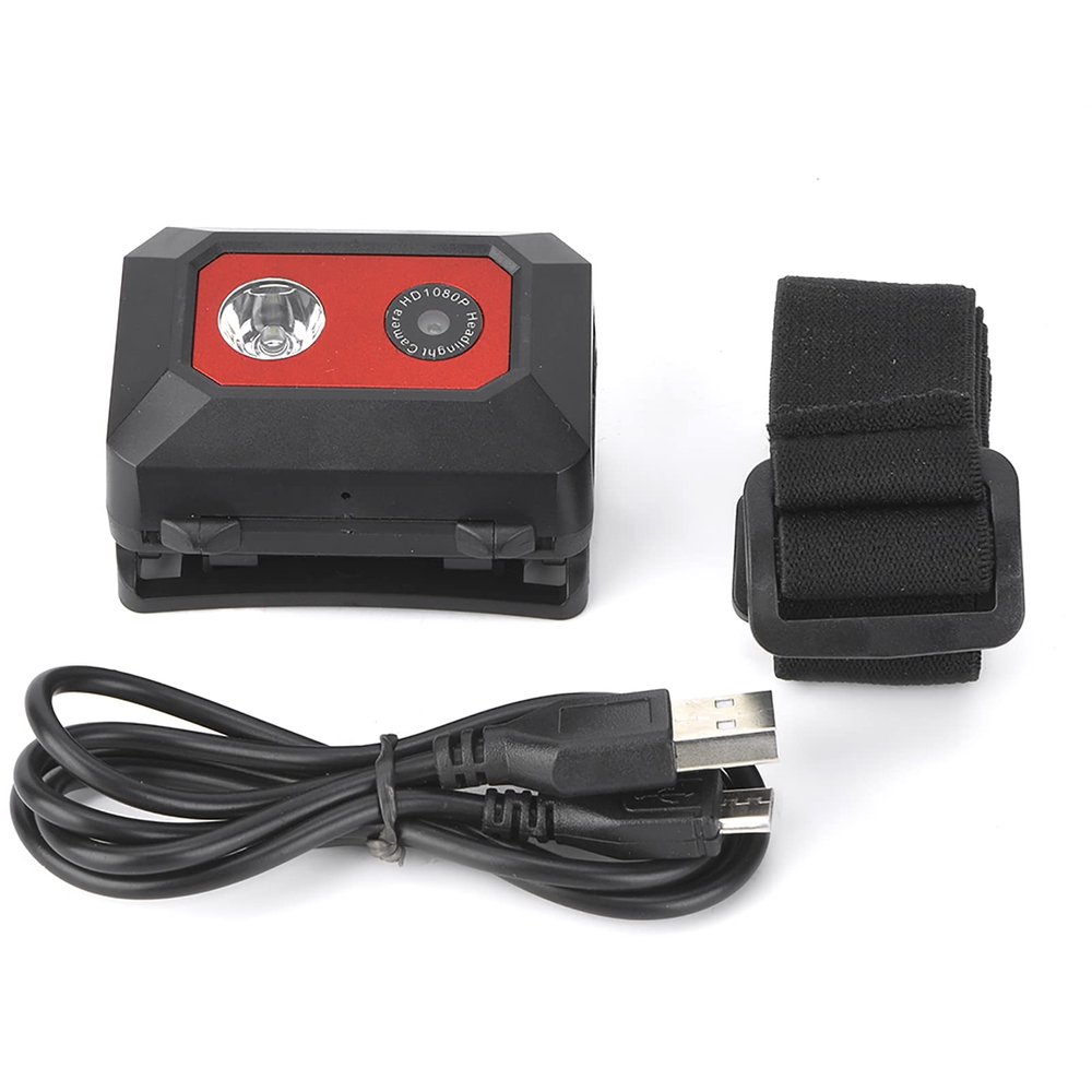 Pilipane Sports Action Camera, F18 Night Sight Heads Mounted 1080P HD Camera for Outdoor Sports Traveling Camcorder