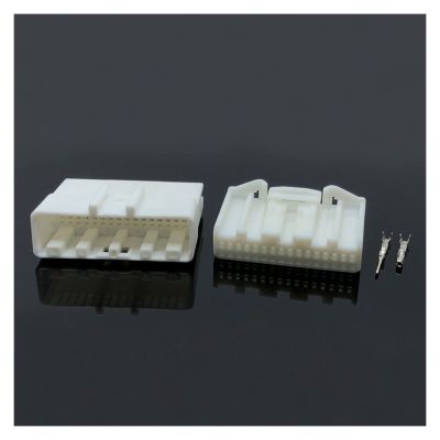 1 Set 8/10/12/16/20/22/24/28/32/40 Pin 0.7MM Car Navigation Reversing Mirror Wiring Harness Connector Automotive Audio Plug (Color : 32 Pin, Size : 1 Set)