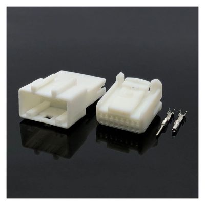 1 Set 8/10/12/16/20/22/24/28/32/40 Pin 0.7MM Car Navigation Reversing Mirror Wiring Harness Connector Automotive Audio Plug (Color : 16 Pin, Size : 1 Set)