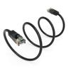 125Ft Cat5E UTP Ethernet Network Booted Cable Black view 1