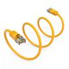 0.5Ft Cat5E UTP Ethernet Network Booted Cable Yellow view 1