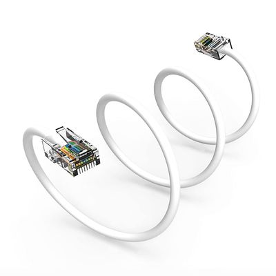 0.5Ft Cat6 UTP Ethernet Network Non Booted Cable White