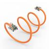 4Ft Cat6 UTP Ethernet Network Non Booted Cable Orange view 1