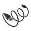 100Ft Cat6A Shielded (SSTP) Ethernet Network Booted Cable Black view 1