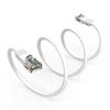 1.5Ft Cat5E UTP Ethernet Network Booted Cable White view 1