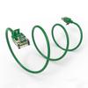 0.5Ft Cat6A UTP Slim Ethernet Network Booted Cable 28AWG Green view 1