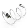 10Ft Cat5E Shielded (FTP) Ethernet Network Booted Cable White view 1