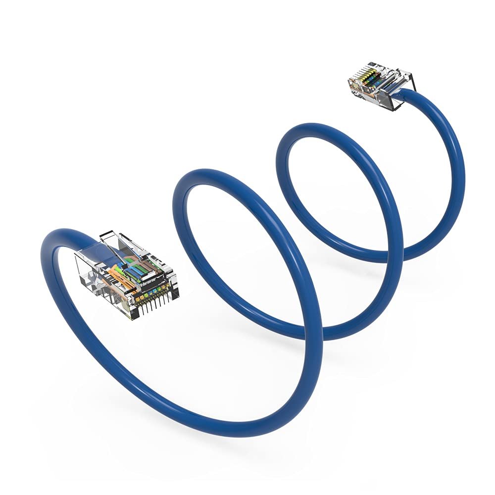 6Ft Cat6 UTP Ethernet Network Non Booted Cable Blue