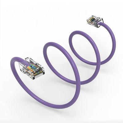 100Ft Cat6 UTP Ethernet Network Non Booted Cable Purple