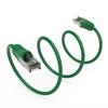 10Ft Cat5E Shielded (FTP) Ethernet Network Booted Cable Green view 1