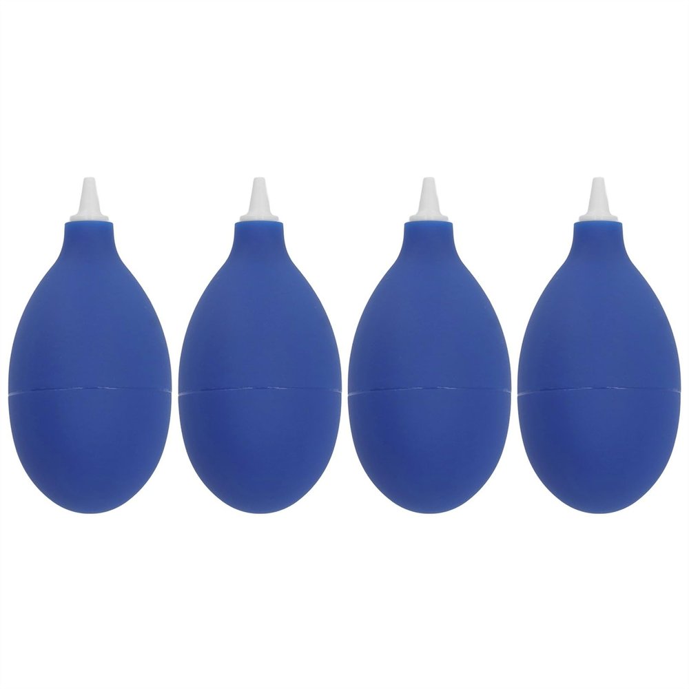 EdvenA 4pcs Dust Blower Ball Rubber Check Valve Powerful Portable Air Duster