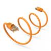 100Ft Cat6 UTP Ethernet Network Booted Cable Orange view 1