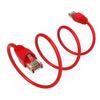 1Ft Cat6A UTP Ethernet Network Booted Cable Red view 1