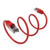 0.5Ft Cat6 Shielded (SSTP) Ethernet Network Booted Cable Red view 1