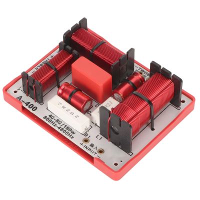 4 Way Crossover Filter 180W PCB 1 Treble 1 Alto 2 Bass Sound Frequency Divider, Stable, High Reliability to Enhance Sound Quality