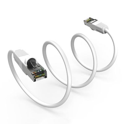 5Ft Cat6 Shielded (SSTP) Ethernet Network Booted Cable White