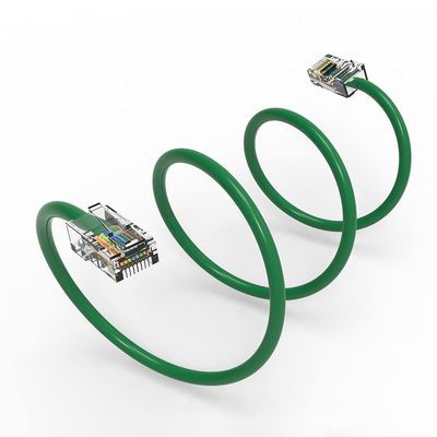 100Ft Cat6 UTP Ethernet Network Non Booted Cable Green