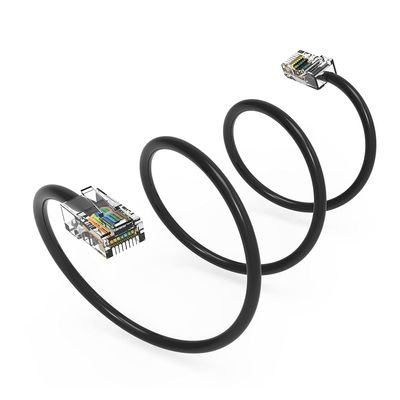 100Ft Cat6 UTP Ethernet Network Non Booted Cable Black
