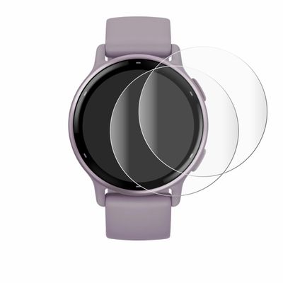 BROTECT 3D Curved Screen Protector Compatible with Garmin vivoactive 5 (2 Pack) - Full Screen Coverage