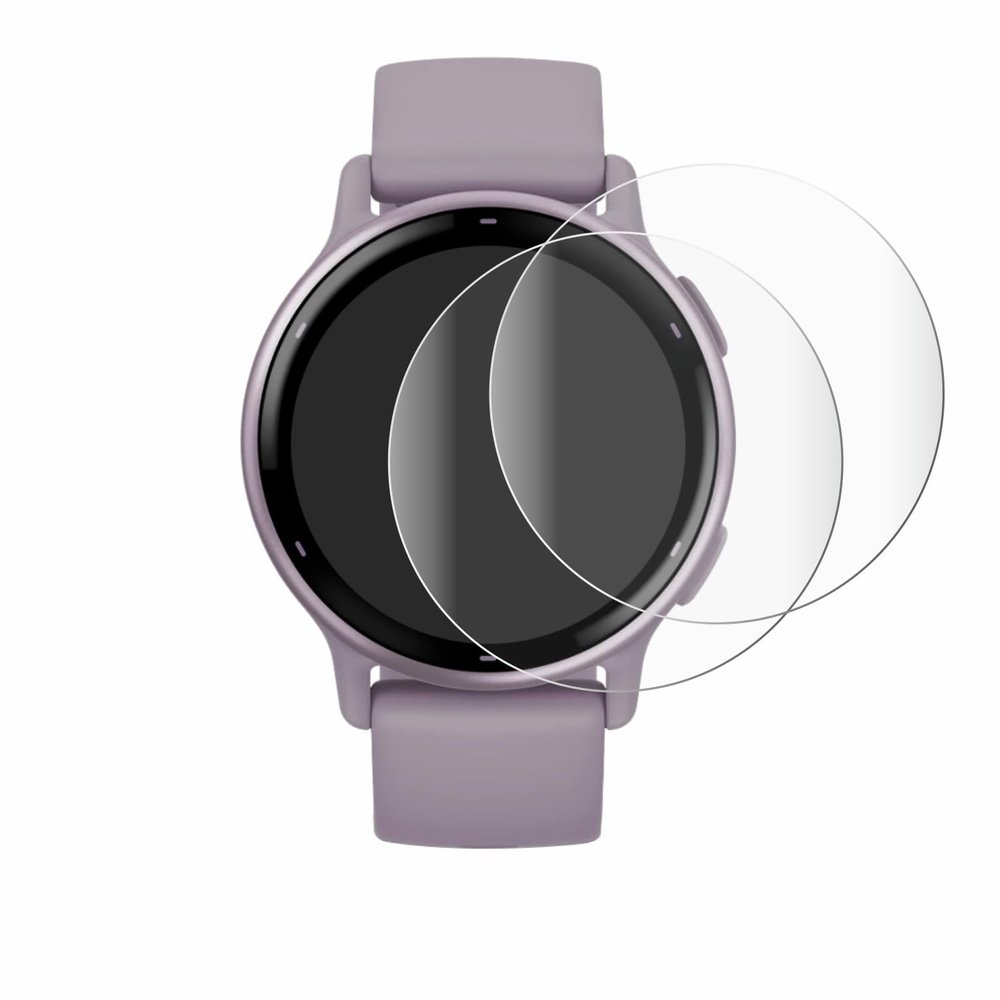 BROTECT 3D Curved Screen Protector Compatible with Garmin vivoactive 5 (2 Pack) - Full Screen Coverage