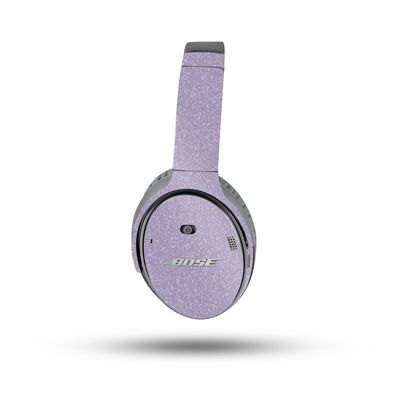 MightySkins Glossy Glitter Skin Compatible with Bose QuietComfort 35 II Headphones - Solid Lavender | Protective, Durable High-Gloss Glitter Finish | Easy to Apply