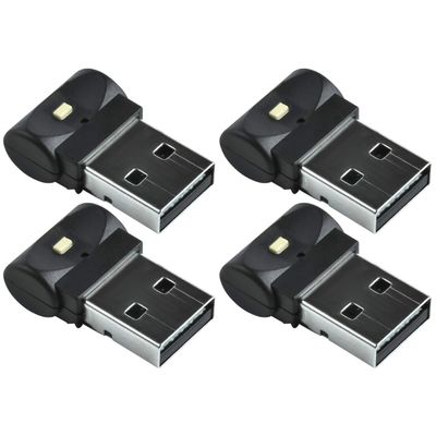 Abaodam 4 Pcs USB Ambient Light Led Nightlight Goblincore Room Decor Mini Led USB Keychain Car Lamp Night Light Car Decorative Lamp Accessories Abs Underfoot