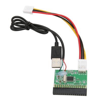 ZJchao 1.44MB 3.5in Floppy Drive USB Adapter, 34 PIN to USB Cable for Plug and Play Connectivity