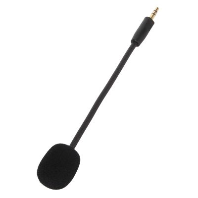 Game Microphone Noise Reduced 3.5mm Microphone Replacement Microphone Replacement with Removable Mic Arm for Hyper X Cloud Orbit S