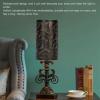 Gavigain Small Lamp Shade, Hollow Carved Lampshade, Barrel Metal Lampshade with Pattern of Windmill, Detachable Hollow Lampshade for E27 E26 Lamp Holder view 3