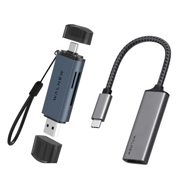 1pc USB C to HDMI Adapter & 1pc SD Card Reader