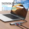 1pc 7 in 1 USB-C Hub & 1pc SD Card Reader view 3