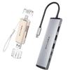 1pc 7 in 1 USB-C Hub & 1pc SD Card Reader view 1
