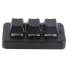 PenRux 3 Key Keypad, Ergonomic RGB Backlit One Handed Gaming Keypad USB Interface Mini Mechanical Programmable Macro Keypad for Computer OSU Office Work, Plug and Play (Black) view 1