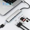 1pc 7-in-1 USB C Hub & 1pc SD Card Reader view 2