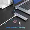 1pc 7-in-1 USB C Hub & 1pc SD Card Reader view 4