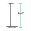 ynVISION.DESIGN Fixed Height Floor Stands Compatible with Sonos Era 100, Era 300 Speakers Pair - Surround Sound Speaker Stands with Built-In Cable Management, Sleek and Secure, 28.2 inches tall, Black view 2