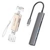 1pc 7-in-1 USB C Hub & 1pc SD Card Reader view 1
