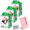 Fujifilm Instax Mini Twin Pack Instant Film Bundle with Frame for Instax Mini Prints (60 Sheets) view 1